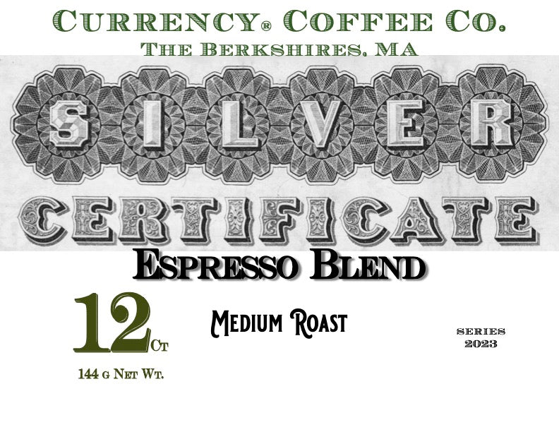 Currency® Coffee Silver Certificate Pods - Currency Coffee Co