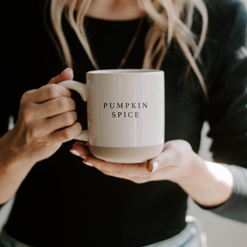 Pumpkin Spice Stoneware Coffee Mug - Currency Coffee Co