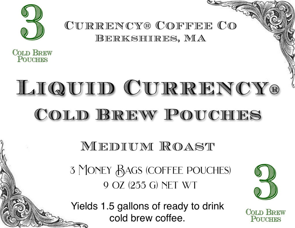 Currency® Coffee Cold Brew Coffee Pouches - Currency Coffee Co