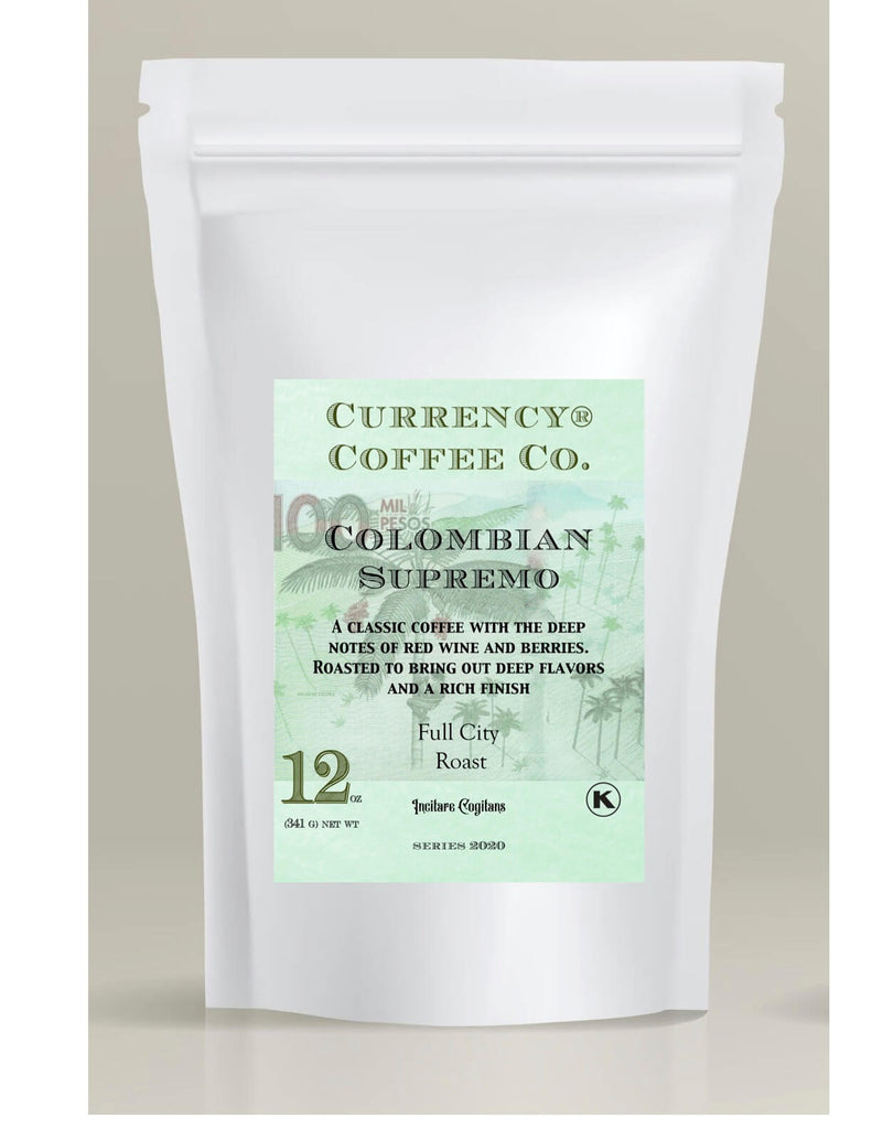 Currency® Coffee Colombian Supremo - Currency Coffee Co