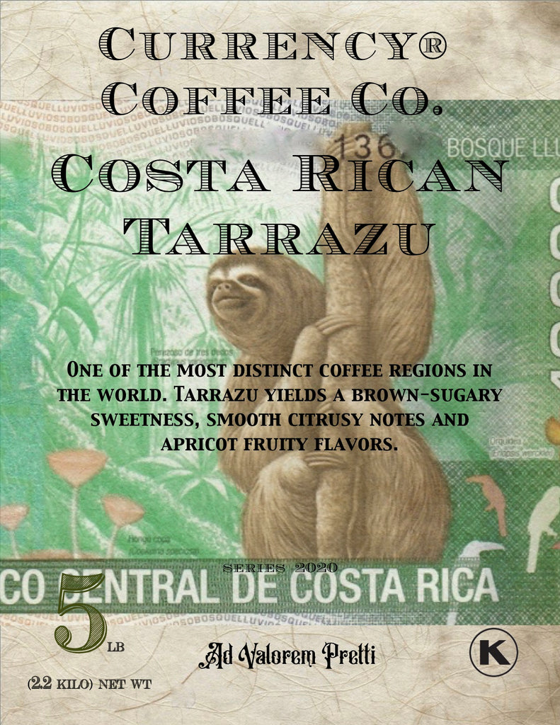 Currency® Coffee Costa Rican Tarrazu - Currency Coffee Co