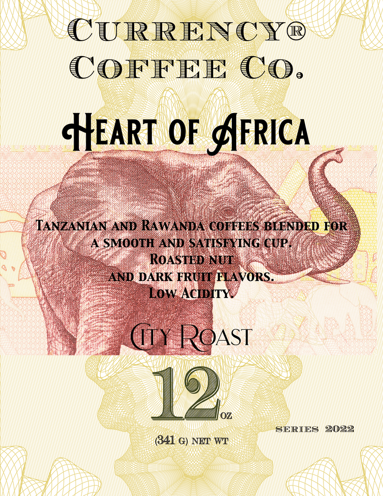 Currency® Coffee Heart of Africa Blend - Currency Coffee Co