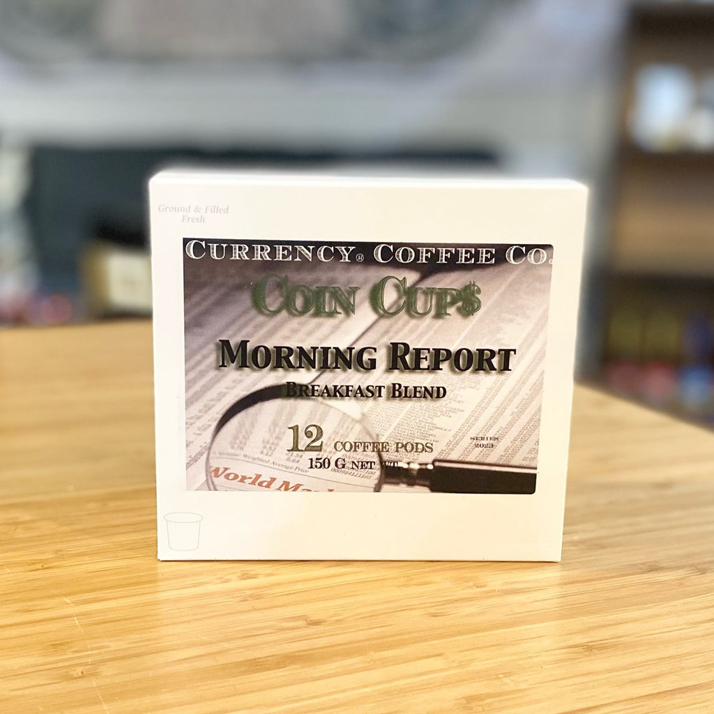 Currency® Coffee Morning Report Pods - Currency Coffee Co