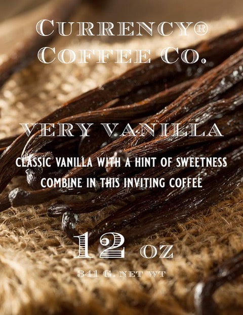 Very Vanilla Coffee 12-oz - Currency Coffee Co