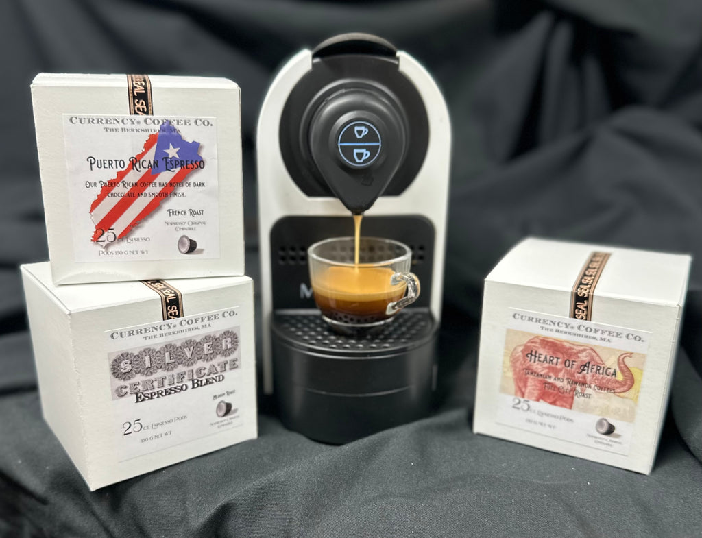 Costa Rican Coffee Espresso Pods - Currency Coffee Co