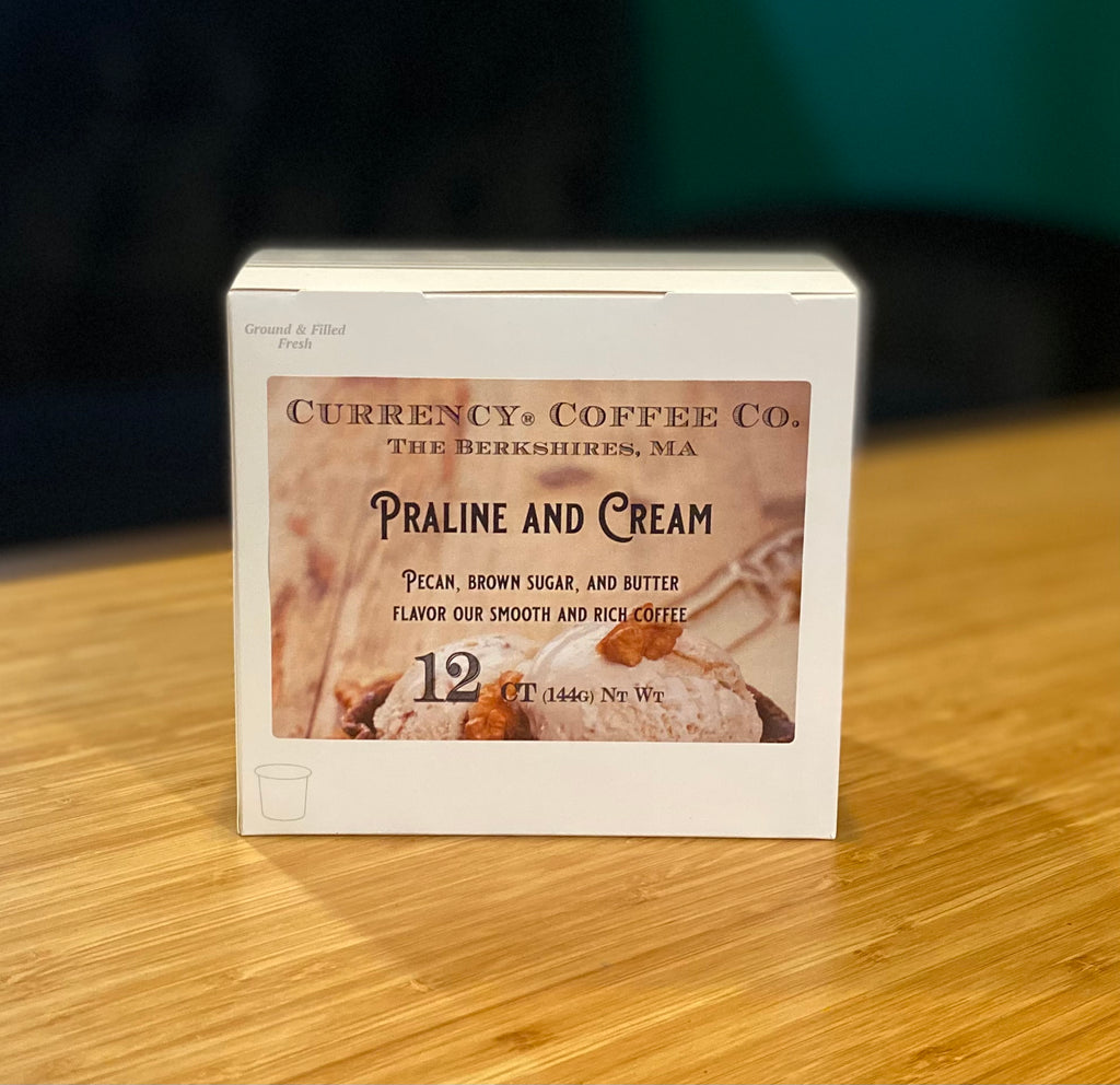 Currency® Coffee Pralines & Cream Pods - Currency Coffee Co