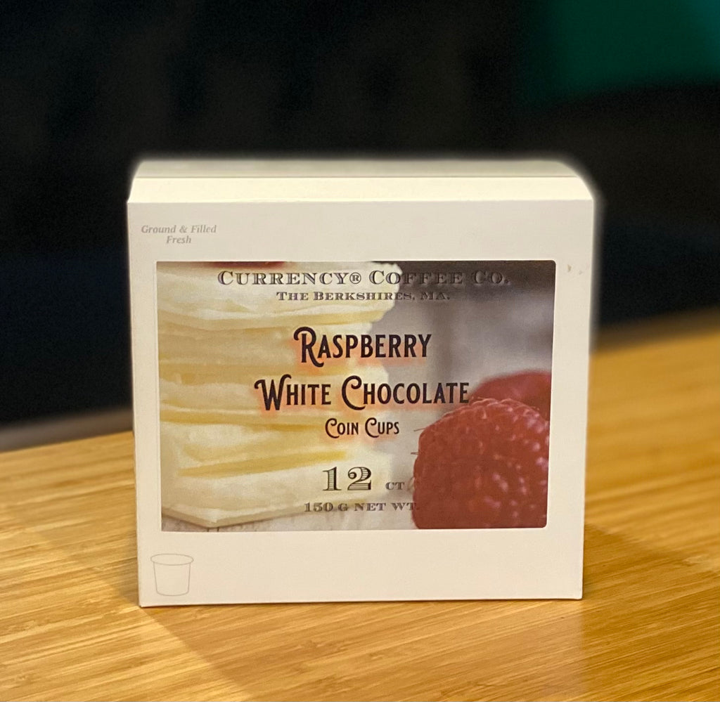Currency® Coffee White Chocolate Raspberry Pods - Currency Coffee Co