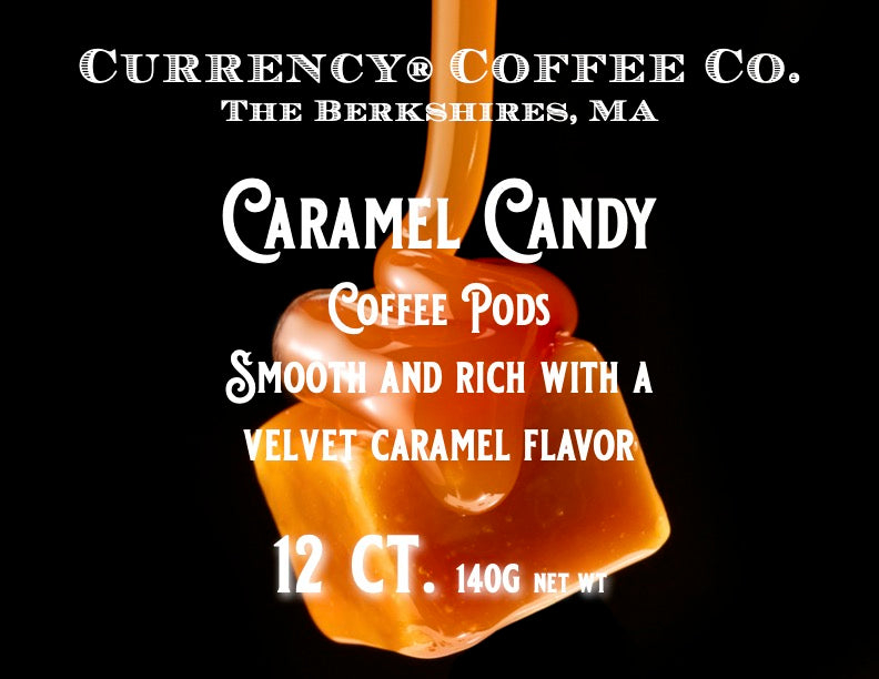 Currency® Coffee Caramel Candy Pods - Currency Coffee Co
