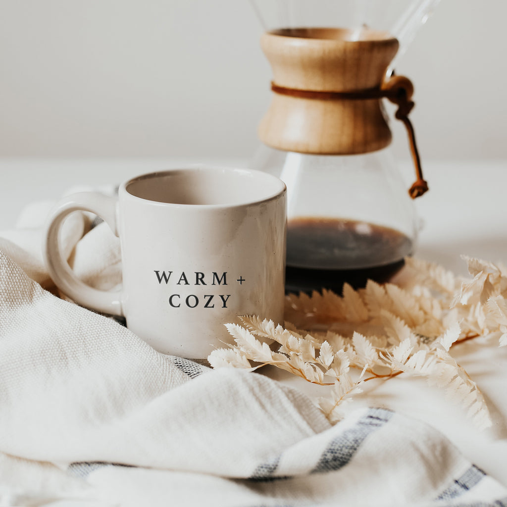 Warm and Cozy Stoneware Coffee Mug - Currency Coffee Co