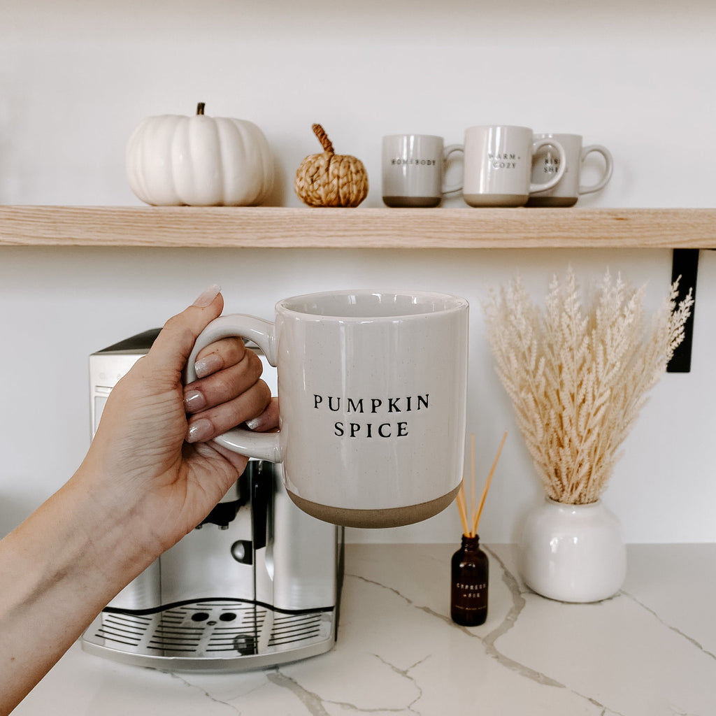 Pumpkin Spice Stoneware Coffee Mug - Currency Coffee Co
