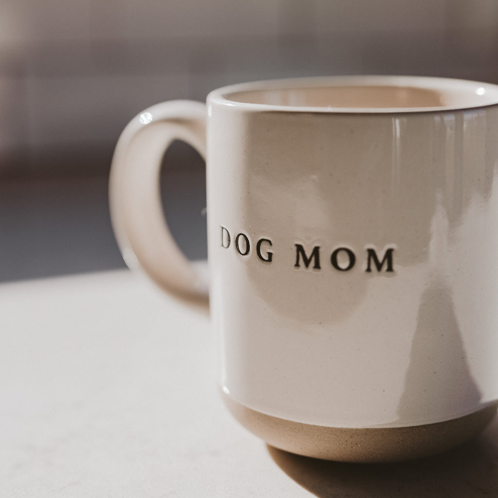 Dog Mom Stoneware Coffee Mug - Currency Coffee Co