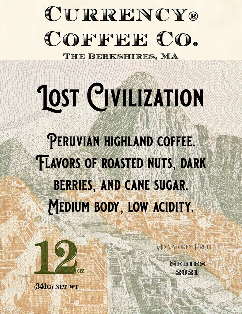 Currency Coffee Lost Civilization - Currency Coffee Co