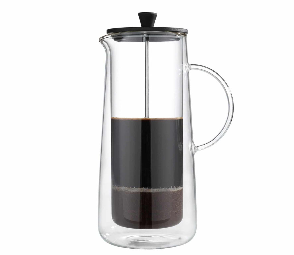 Frieling Aroma Double Glass Wall French Press - Currency Coffee Co