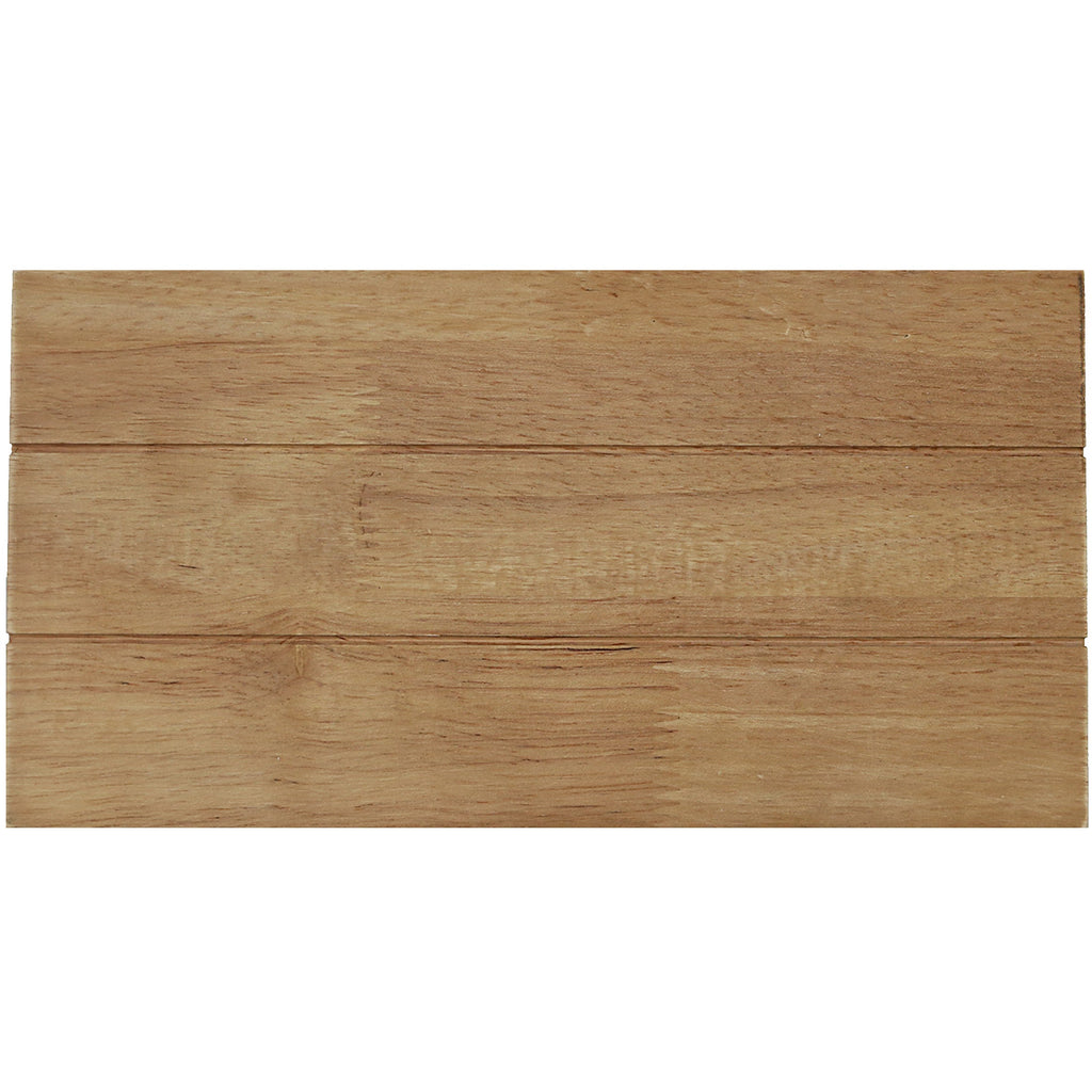Natural Rectangular Wood Tray - Currency Coffee Co