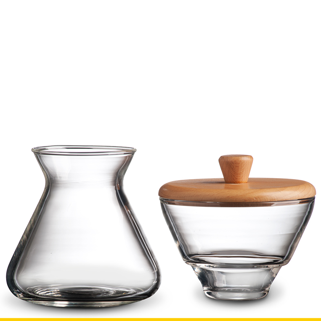 Chemex Handblown Cream & Sugar Set - Currency Coffee Co